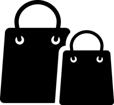 Reusable Shopping Bags Outline Svg Vector, Free Vectors File